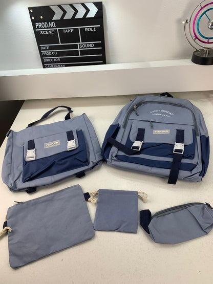 Ensemble-de-sacs-d-cole-Kawai-pour-adolescents-5Pcs-YISIYUAN-Bleu-محفظة-5-قطع-كاواي-أزرق.png