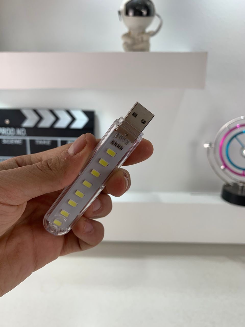 Porte Clé Mini-Lampe à LED USB – مصباح محمول بحجم صغير تنزوت