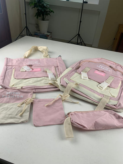 Ensemble-de-sacs-d-cole-Kawai-pour-adolescents-5Pcs-Bieyoumi-Fashion-Rose-محفظة-5-قطع-كاواي-وردي.png