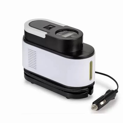 Compresseur d’Air Portable 12V 150 PSI Câble 2,8 m avec Éclairage LED – جهاز نفخ العجلات للسيارة تنزوت