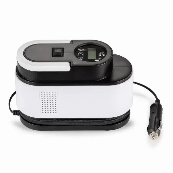 Compresseur d’Air Portable 12V 150 PSI Câble 2,8 m avec Éclairage LED – جهاز نفخ العجلات للسيارة تنزوت
