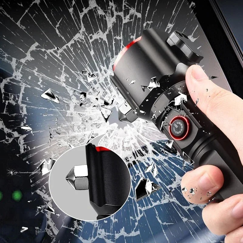 Lampe Torche Multifonctionnel LED Puissante Rechargeable par USB Avec PowerBank – طورش عالي السطوع تنزوت