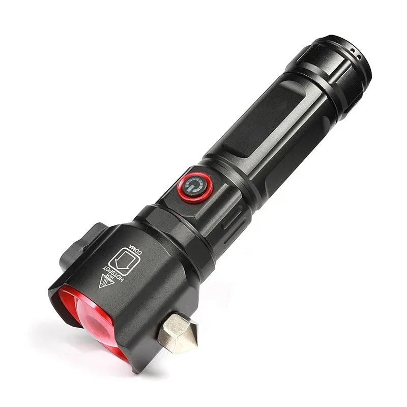 Lampe Torche Multifonctionnel LED Puissante Rechargeable par USB Avec PowerBank – طورش عالي السطوع تنزوت