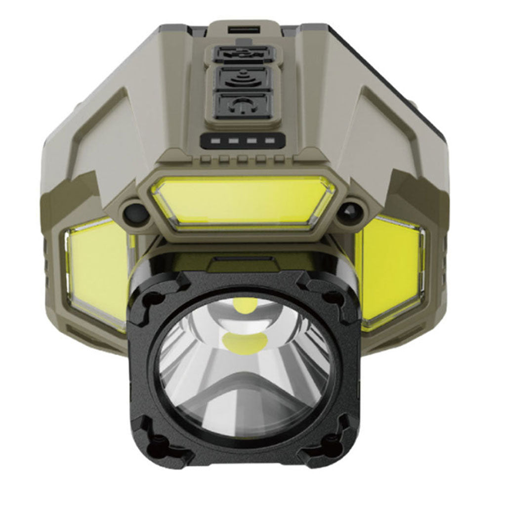 Lampe frontale rechargeable avec capteur de mouvement – مصباح مع مستشعر حركة تنزوت