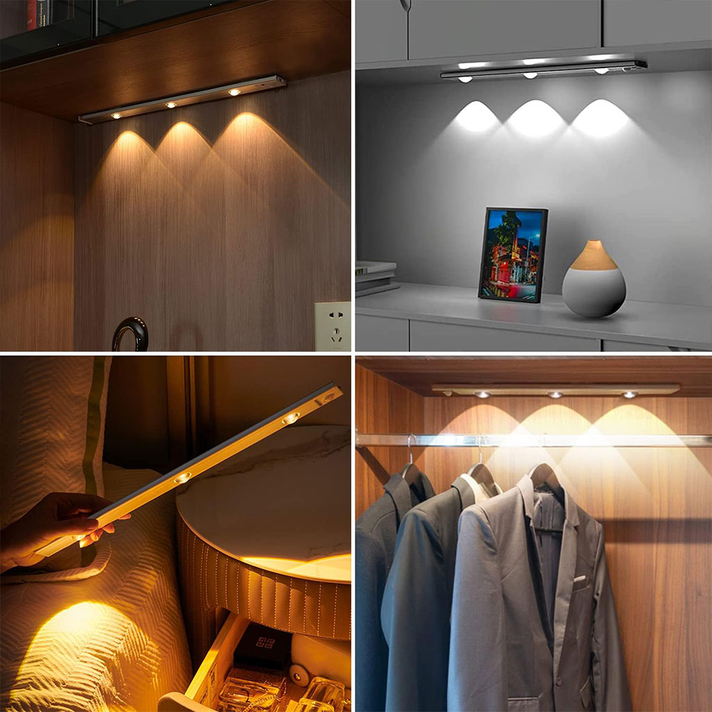 Lampe LED Rechargeable avec Détecteur De Mouvement Intérieur 3 Modes – مصباح مناطق ضيقة بعدة أوضاع تنزوت