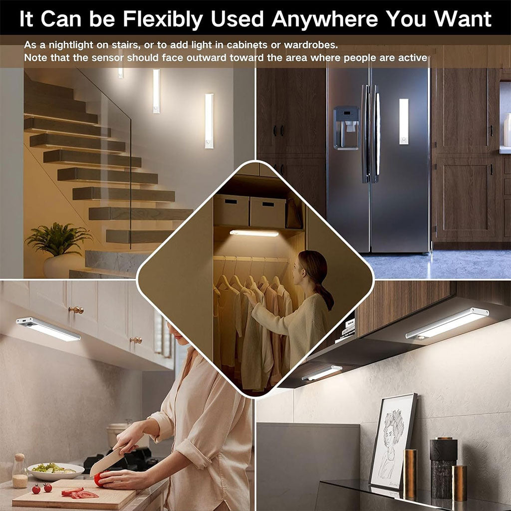 Lampe LED Rechargeable avec Détecteur De Mouvement Intérieur 3 Modes HY-2012 – مصباح مناطق ضيقة بعدة أوضاع تنزوت