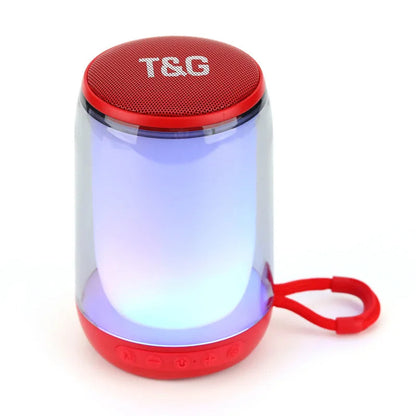 T&G Haut-parleur Bluetooth 5.3 à pulsation d'ambiance LED RGB - تنزوت