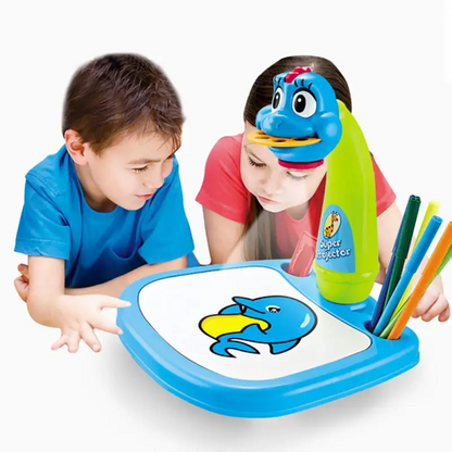 Projecteur à LED pour Enfant avec Table de Dessin Artistique تنزوت