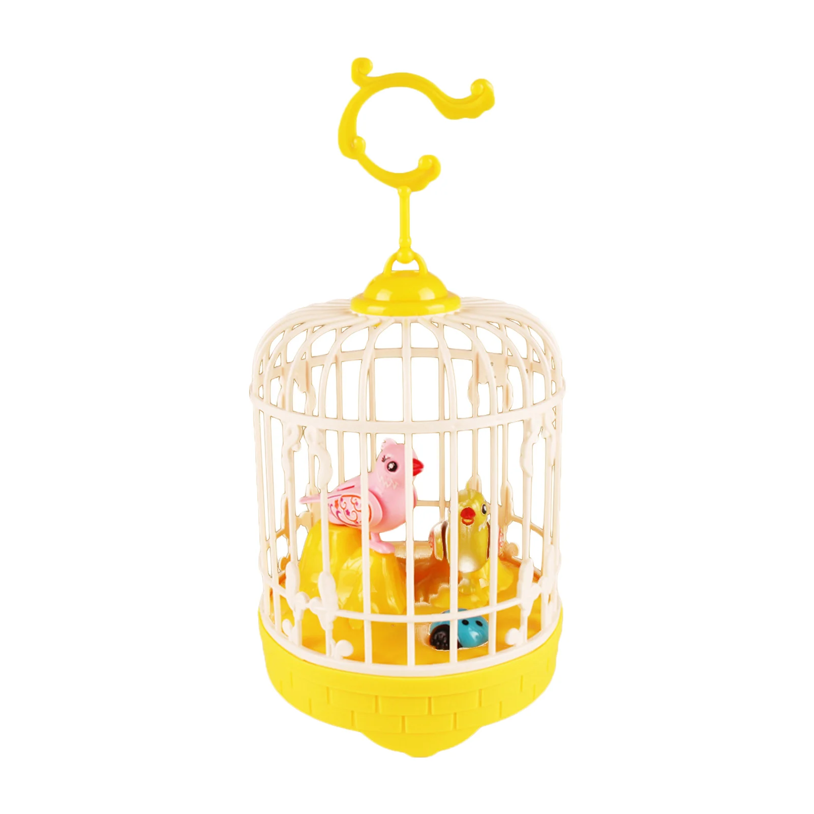 Cage à oiseaux Jouet éducatif d'enregistrement vocal avec de la musique et de la lumière - لعبة قفص عصافير لطيفة تعليمية للتسجيل صوتي مع الموسيقى والضوء تنزوت