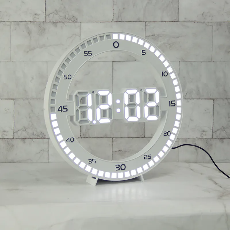 Horloge murale numérique 3D تنزوت