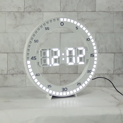 Horloge murale numérique 3D تنزوت