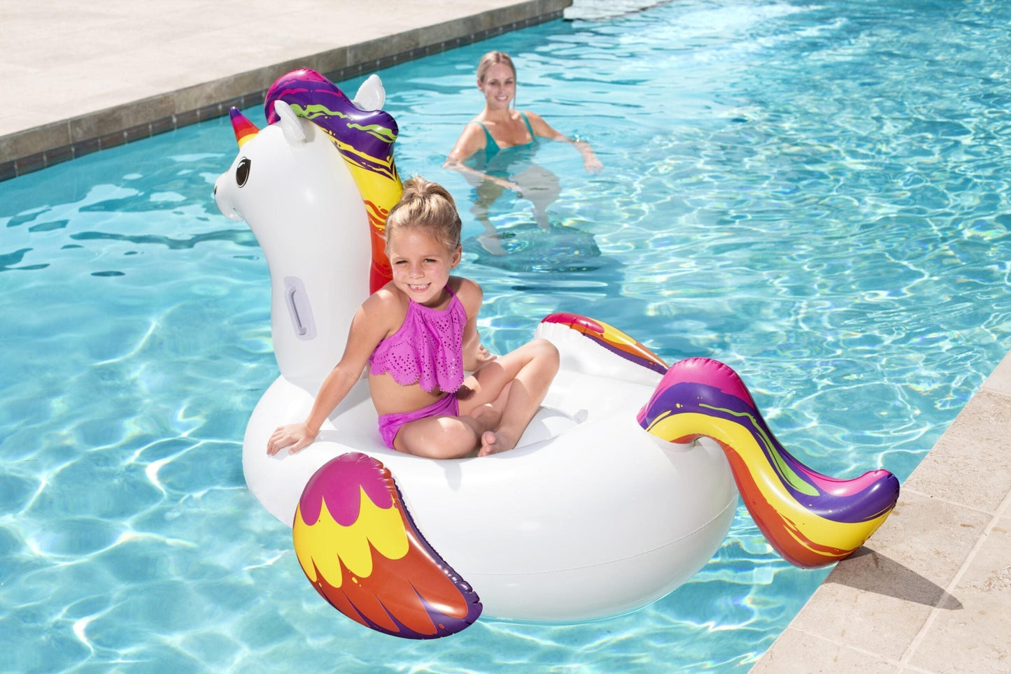 Bouée Gonflable Motif Licorne Pour Enfants 150 x 117 cm Bestway 41114 تنزوت