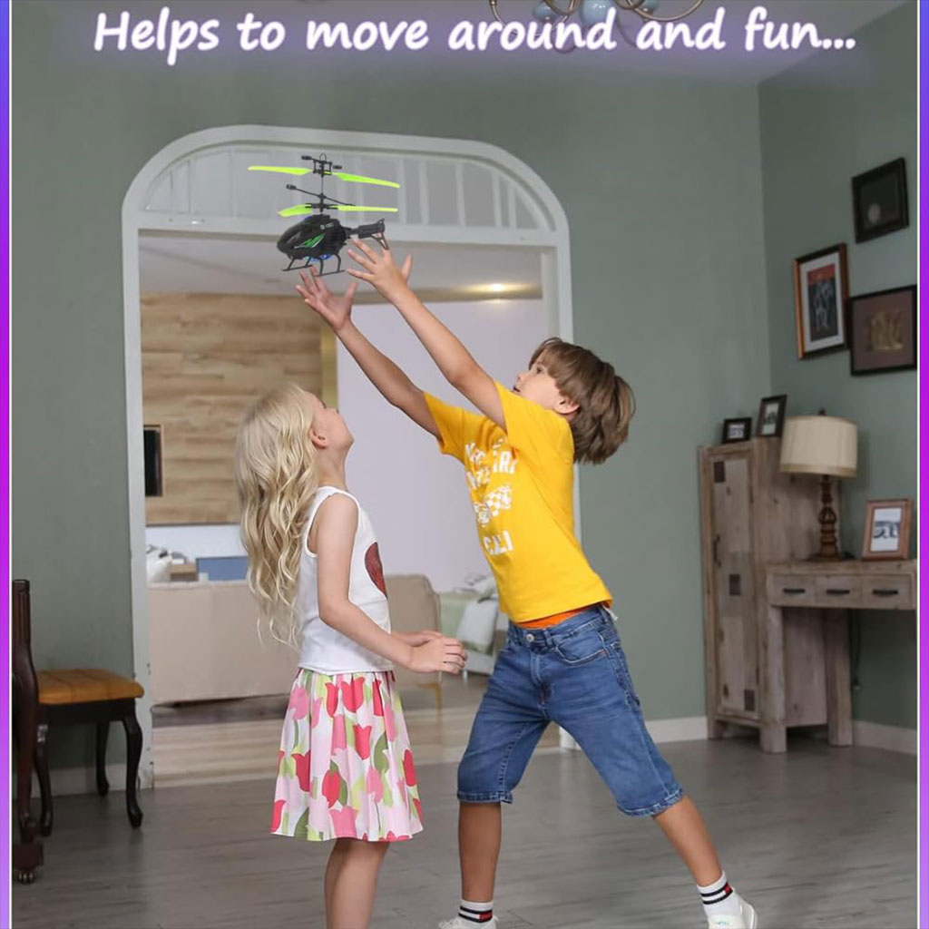 Hélicoptère Rechargeable avec Capteur Infrarouge pour Enfants – طائرة هيليكوبتر لاسلكية للأطفال تنزوت