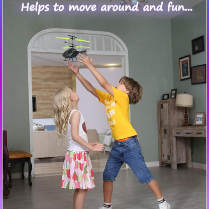 Hélicoptère Rechargeable avec Capteur Infrarouge pour Enfants – طائرة هيليكوبتر لاسلكية للأطفال تنزوت