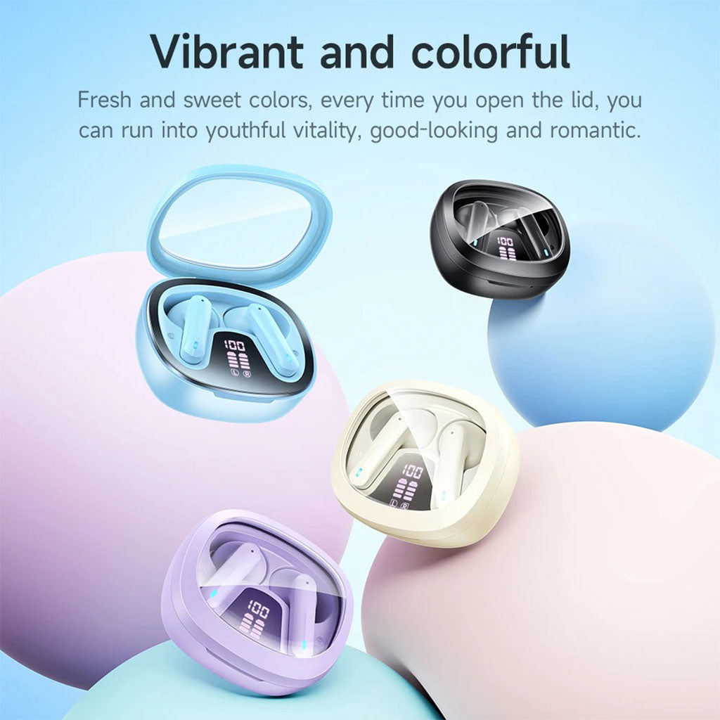 Écouteurs sans fil Bluetooth 5.3 HOCO EQ6 Purple – سماعات لاسلكية أصلية تنزوت