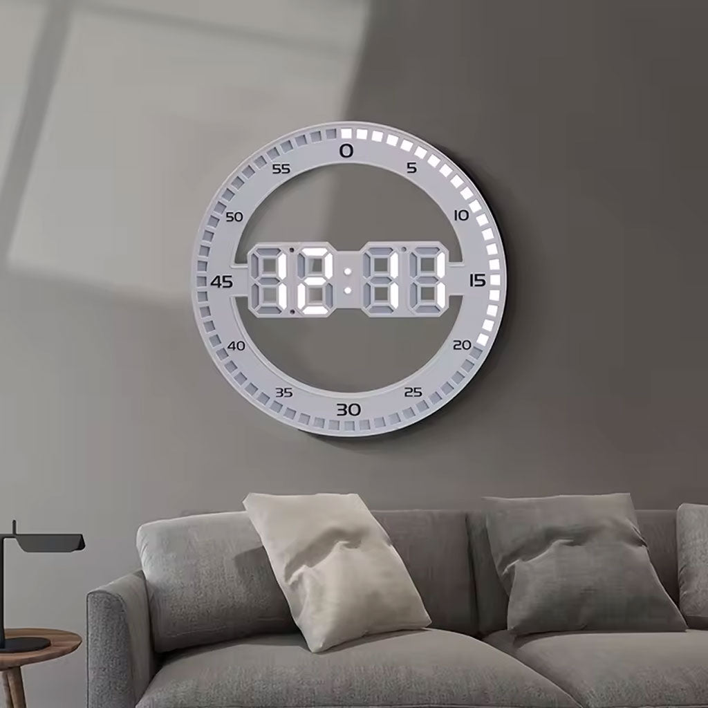 Horloge Murale et Réveil Affichage des Chiffres LED تنزوت