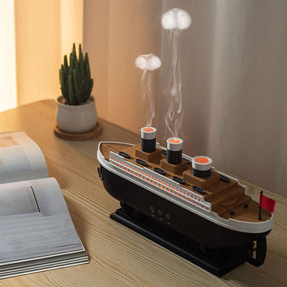 Bateau Jellyfish Diffuseur d’huiles essentielles 250ml avec télécommande – معطر جو على شكل باخرة تنزوت