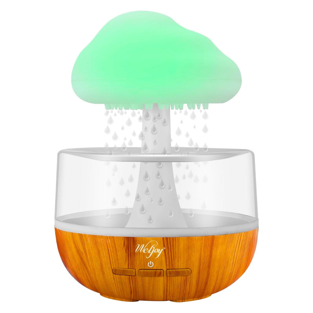 Humidificateur créatif en forme de nuage de pluie 7 couleurs 280ml - تنزوت