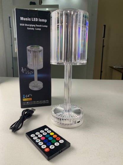 Lampe Cristal LED avec Haut-Parleur Bluetooth – مكبر صوت ومصباح كريستالي تنزوت