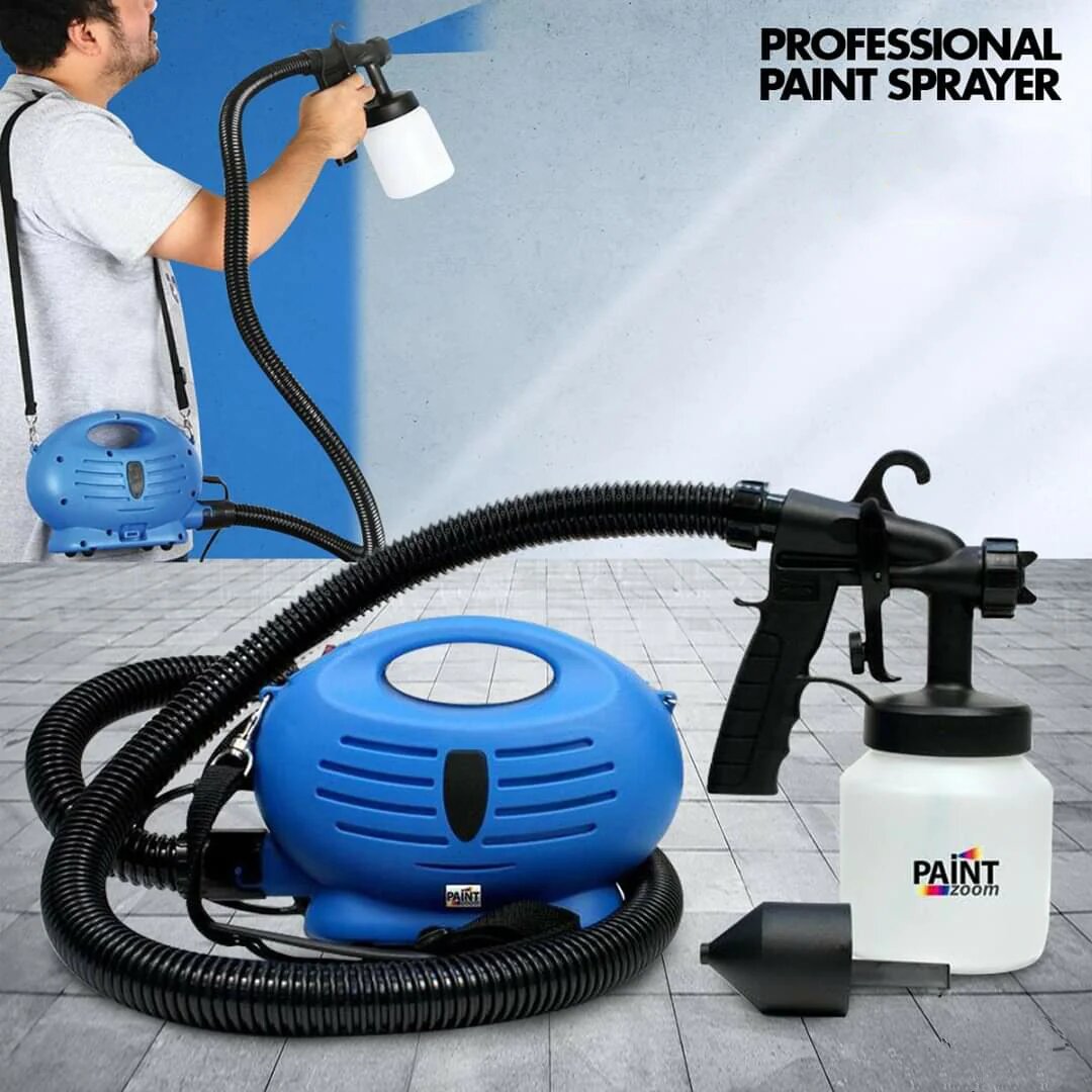 مسدس الطلاء الكهربائي المبتكر لاستعمال سهل بأداء متميز PAINT ZOOM Pistolet A Peinture Electrique A Usage Facile 800ml 600W تنزوت