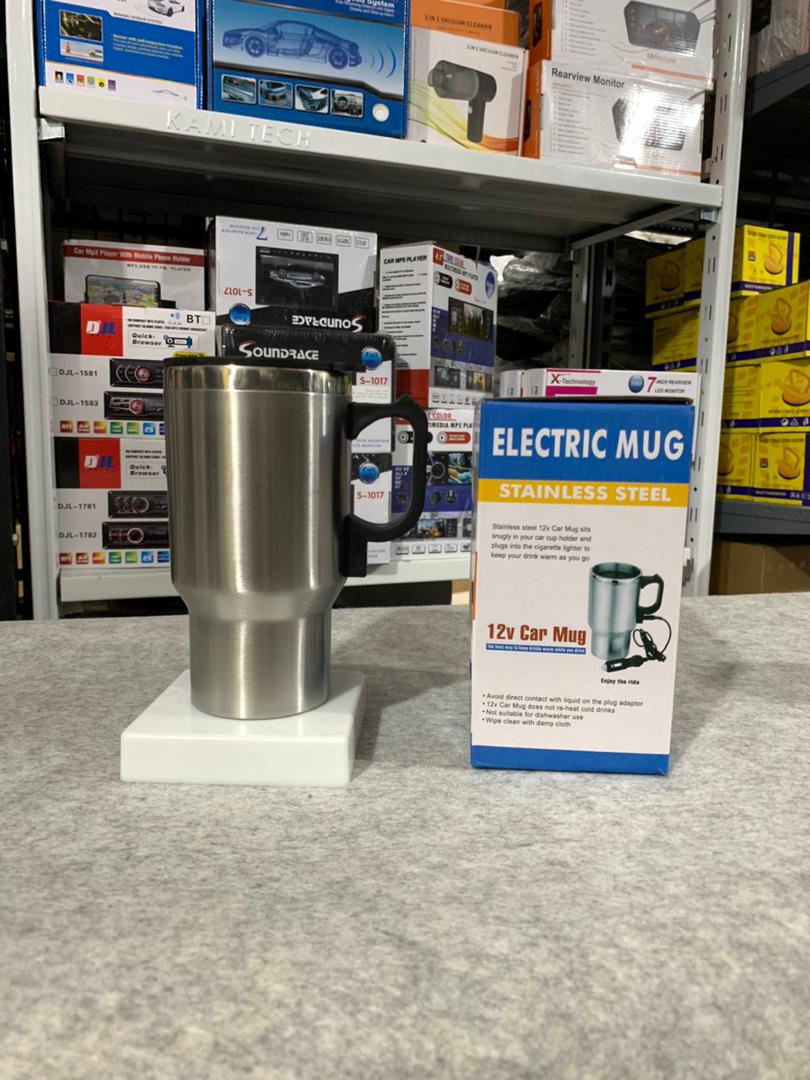 Thermos electrique chauffant pour voiture avec prise Allume Cigare Chauffe Eau,Thé,Café - تنزوت