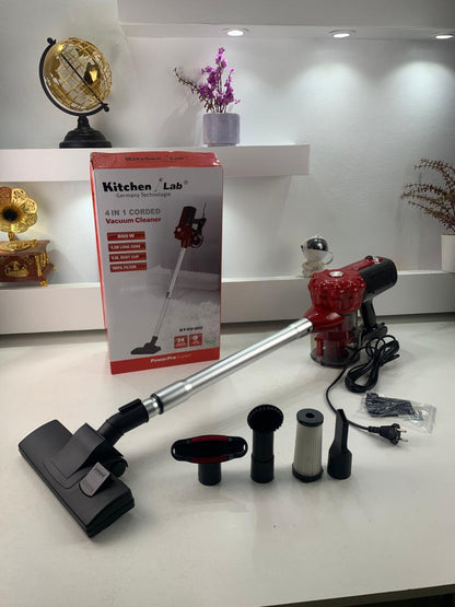 KitchenLab Aspirateur à main 4EN1 600W avec filtre HEPA – مكنسة أرضية كهربائية تنزوت