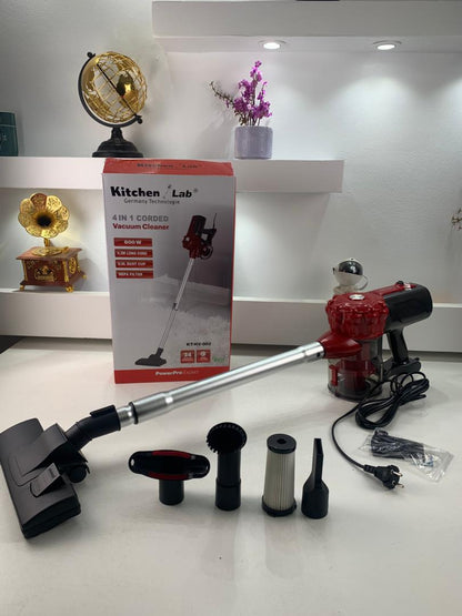 KitchenLab Aspirateur à main 4EN1 600W avec filtre HEPA – مكنسة أرضية كهربائية تنزوت