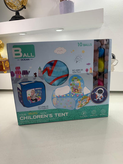 Tente de jeu pour enfants avec 10 balles colorées – خيمة ألعاب للأطفال تنزوت