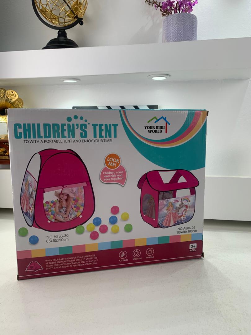 Tente de jeu pour enfants avec 10 balles colorées – خيمة ألعاب للأطفال تنزوت