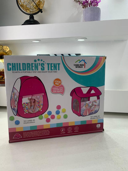 Tente de jeu pour enfants avec 10 balles colorées – خيمة ألعاب للأطفال تنزوت