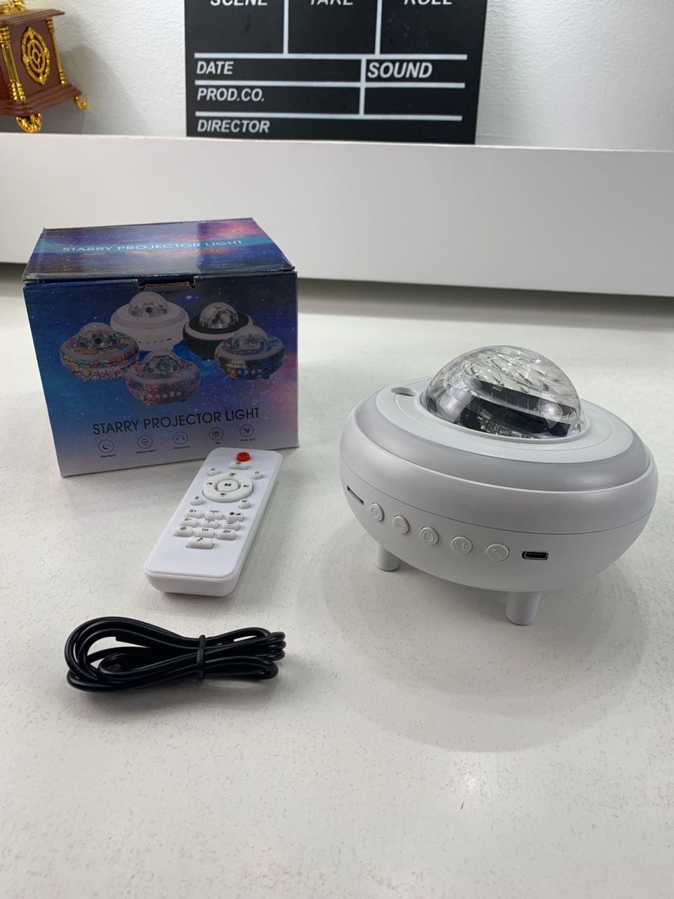 Enceinte Bluetooth et Projecteur de Galaxie 2en1 avec Effet NEBULA- مكبر صوت بلوتوث تنزوت