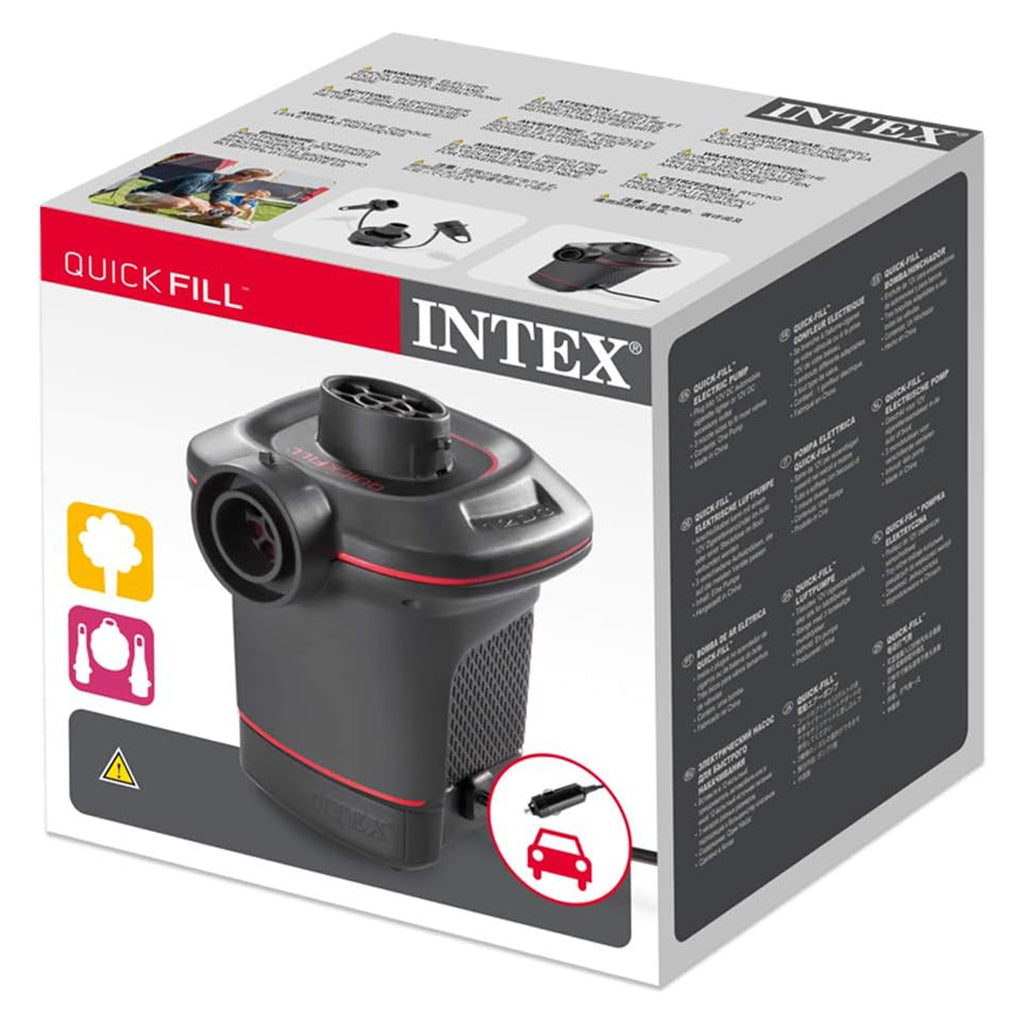 Pompe à air électrique à remplissage rapide Intex 12 V – مضخة هواء تنزوت