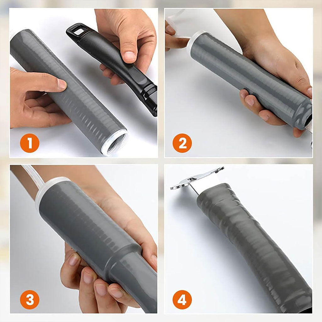 Couvercle de poignée de casserole 3PCS en silicone résistant à la chaleur – غطاء مقبض المقلاة مضاد للحرارة تنزوت