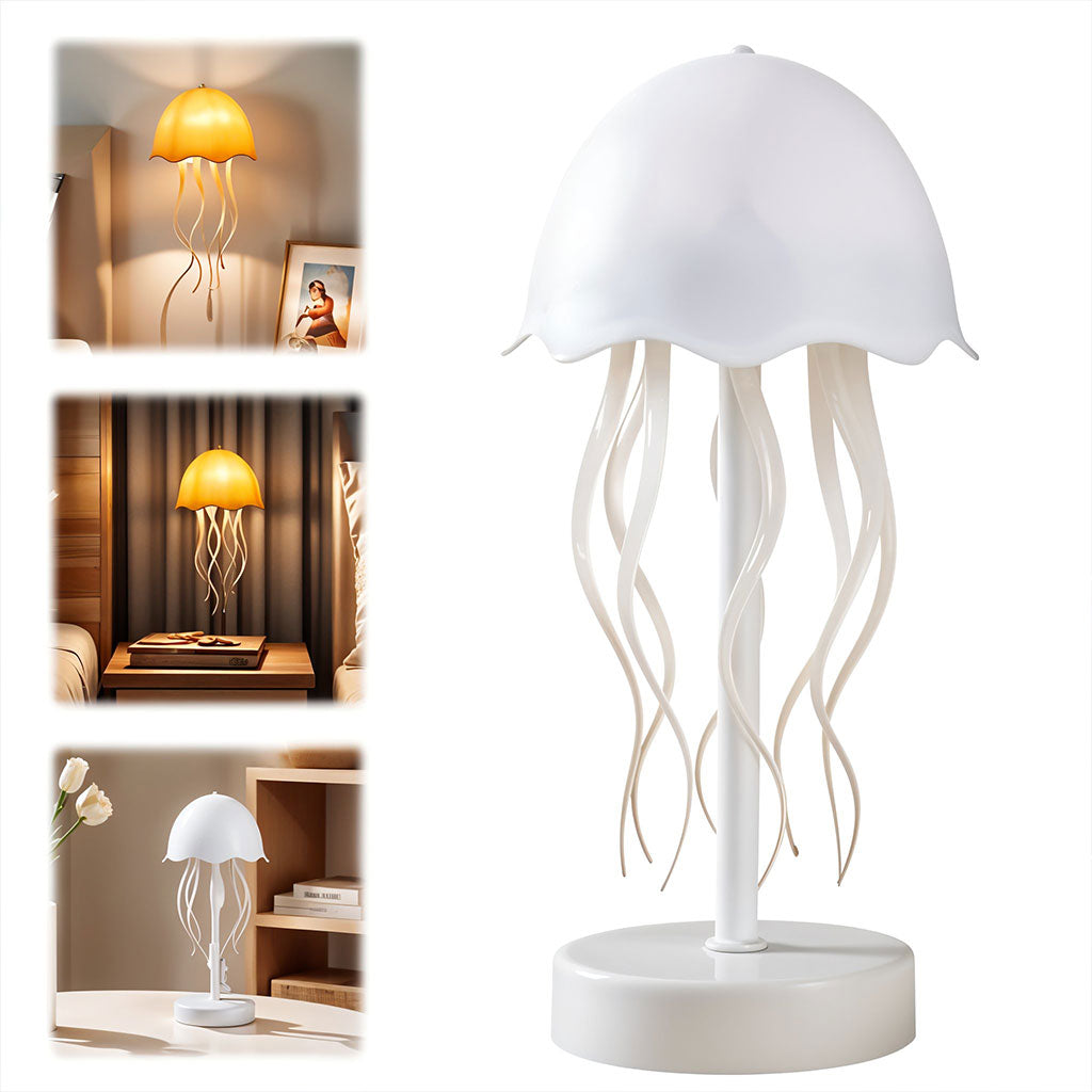 Lampe méduse RVB rechargeable avec capteur tactile et pieds dansants – مصباح ديكور على شكل قنديل تنزوت