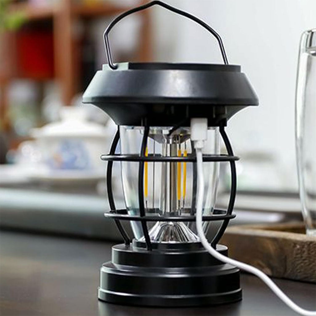 Lanterne de Jardin Solaire avec Détecteur de Mouvement JF-8818 – مصباح خارجي يعمل بالطاقة الشمسية تنزوت