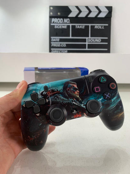 SONY DualShock Manette PS4 Sans Fil, Batterie Rechargeable (High Copy) – Edition Valhala AC تنزوت