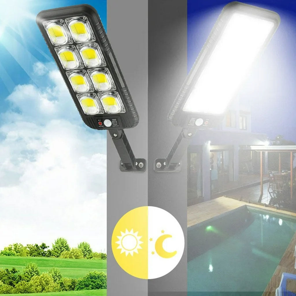 Lampadaires 200LED à énergie solaire étanche IP65 JX200 – مصباح خارجي يعمل بالطاقة الشمسية تنزوت
