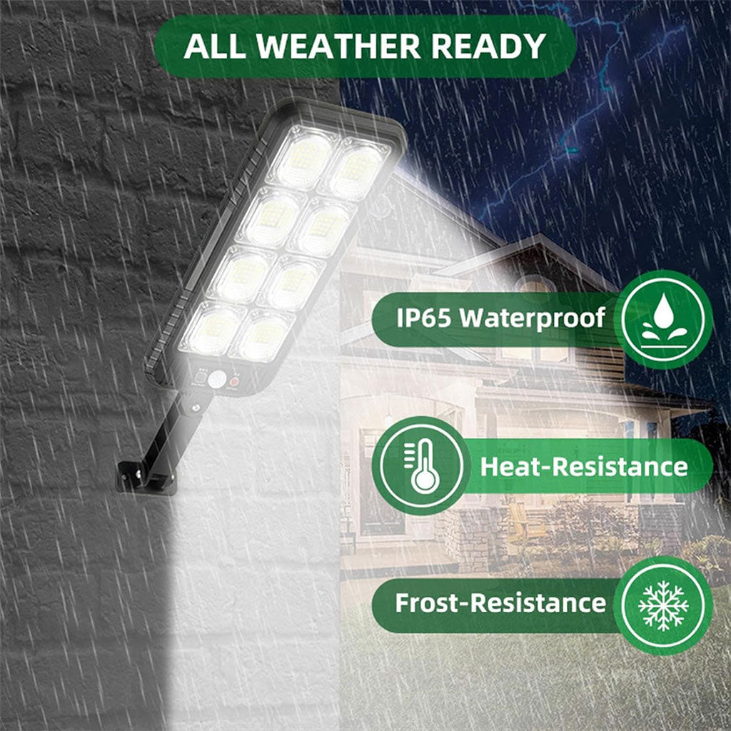 Lampadaires 200LED à énergie solaire étanche IP65 JX200 – مصباح خارجي يعمل بالطاقة الشمسية تنزوت