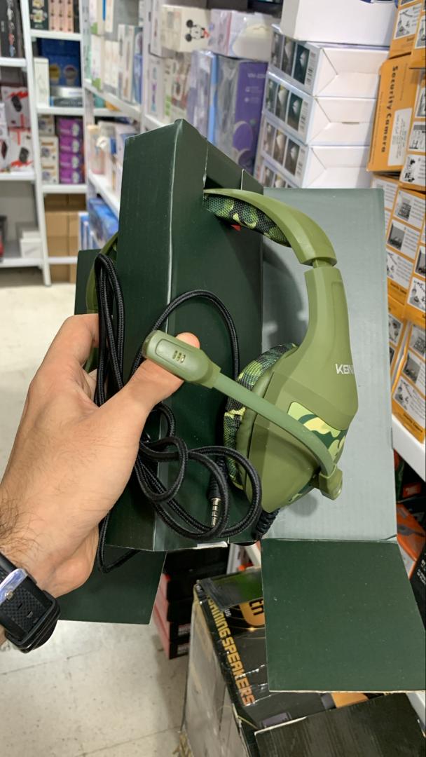Konix Mythics Casque gaming filaire PS-400 pour console Haut-parleurs 40 mm - Microphone - Motif camouflage vert kaki - تنزوت