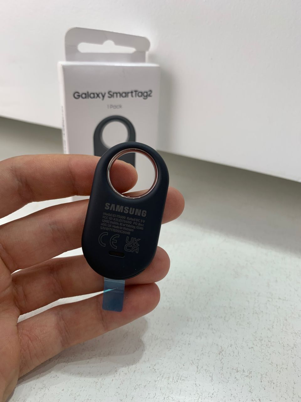 Samsung Galaxy SmartTag2 (1 pièce) Localisateur Bluetooth avec mode intelligent – جهاز تحديد الموقع تنزوت