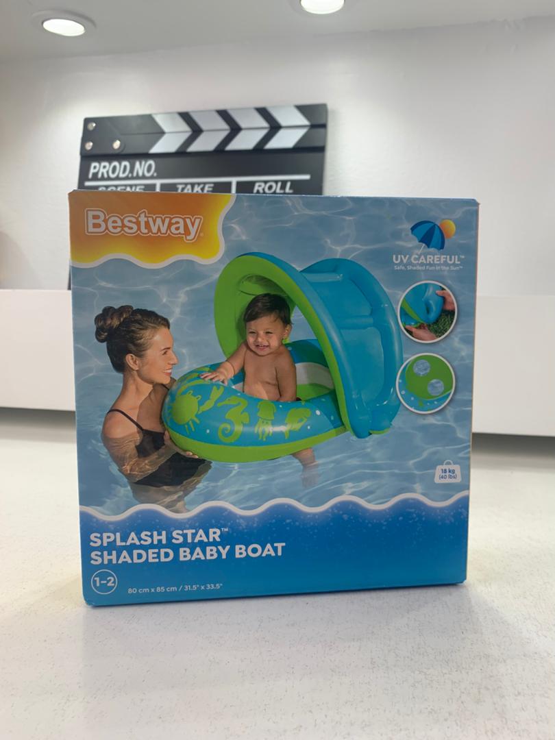 Bouée Gonflable pour enfants avec toit de protection UV Bestway 34091 – عوامة مائية للأطفال تنزوت