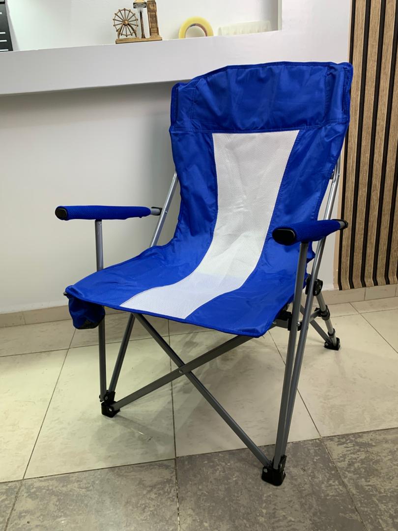 Chaise de camping pliable légère et durable de qualité supérieure avec porte-gobelet – كرسي تخييم جودة عالية - تنزوت