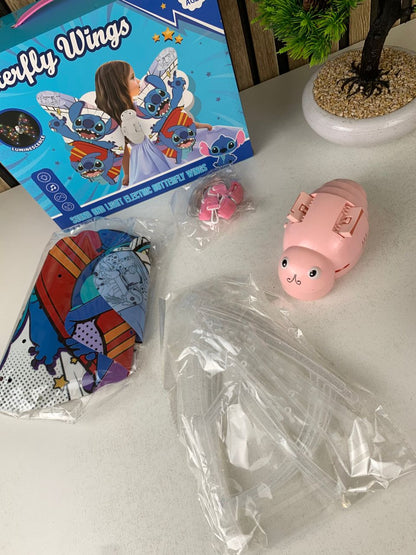 Ailes Magiques Lumineuses pour Enfants Design Stitch Kuromi - تنزوت