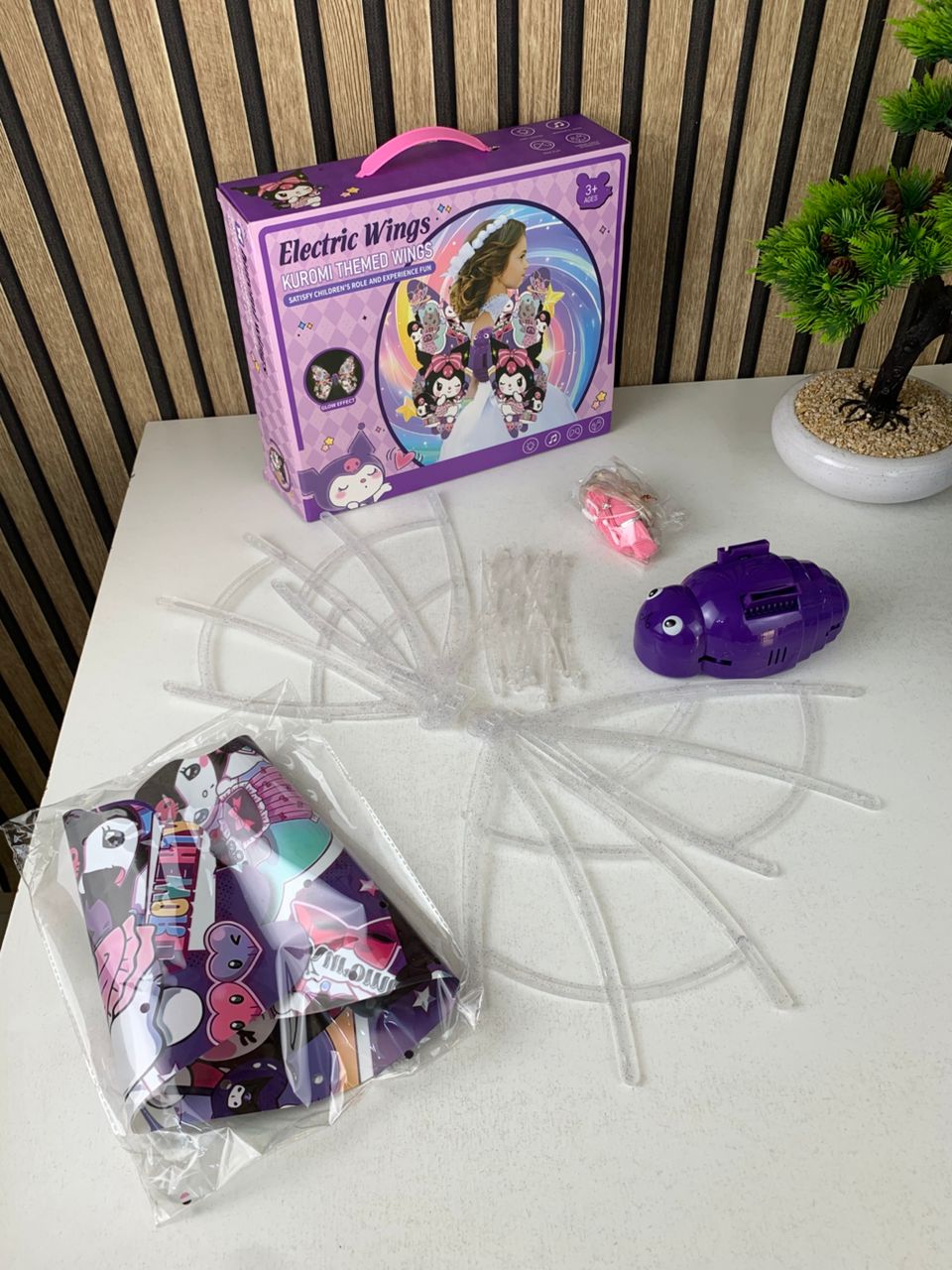 Ailes Magiques Lumineuses pour Enfants Design Stitch Kuromi - تنزوت
