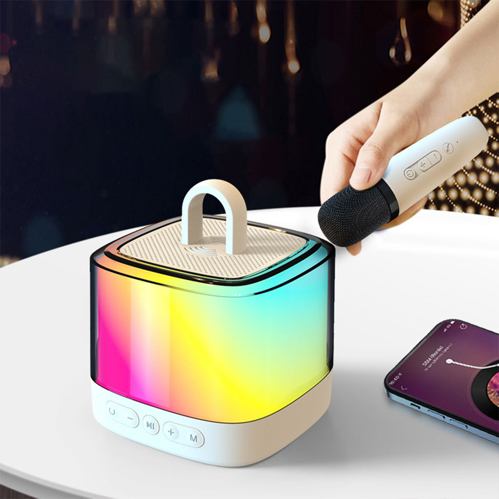 Microphone karaoké sans fil multifonctionnel haut-parleur Bluetooth (U16) - تنزوت