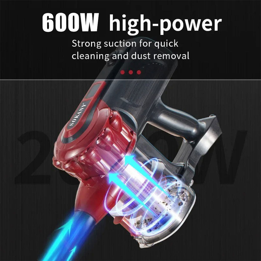 KitchenLab Aspirateur à main 4EN1 600W avec filtre HEPA – مكنسة أرضية كهربائية تنزوت