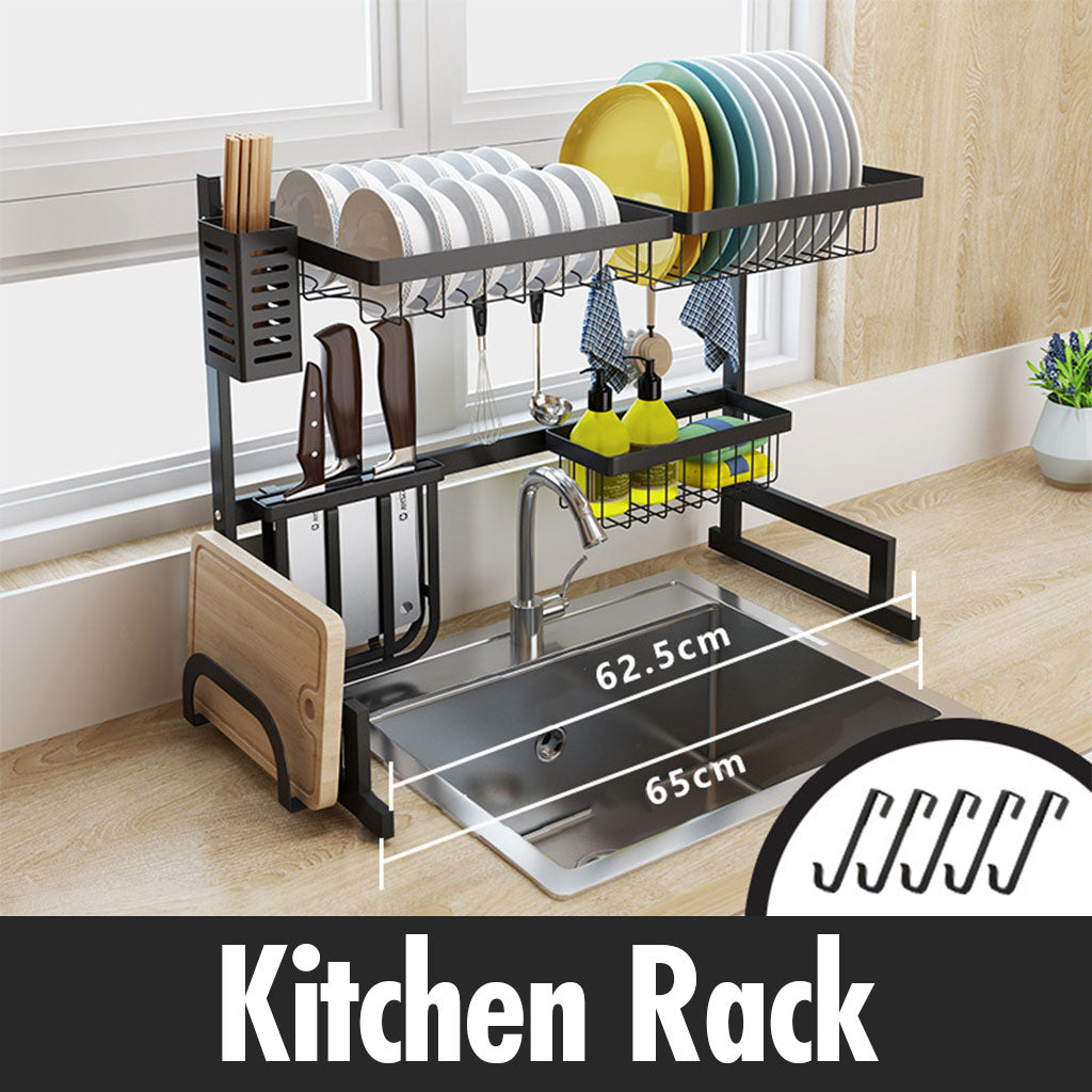 gouttoir-Vaisselle-en-Acier-Inoxydable-avec-Crochets-pour-comptoir-de-Cuisine-منظم-أواني-الغسيل-في-المطبخ.png