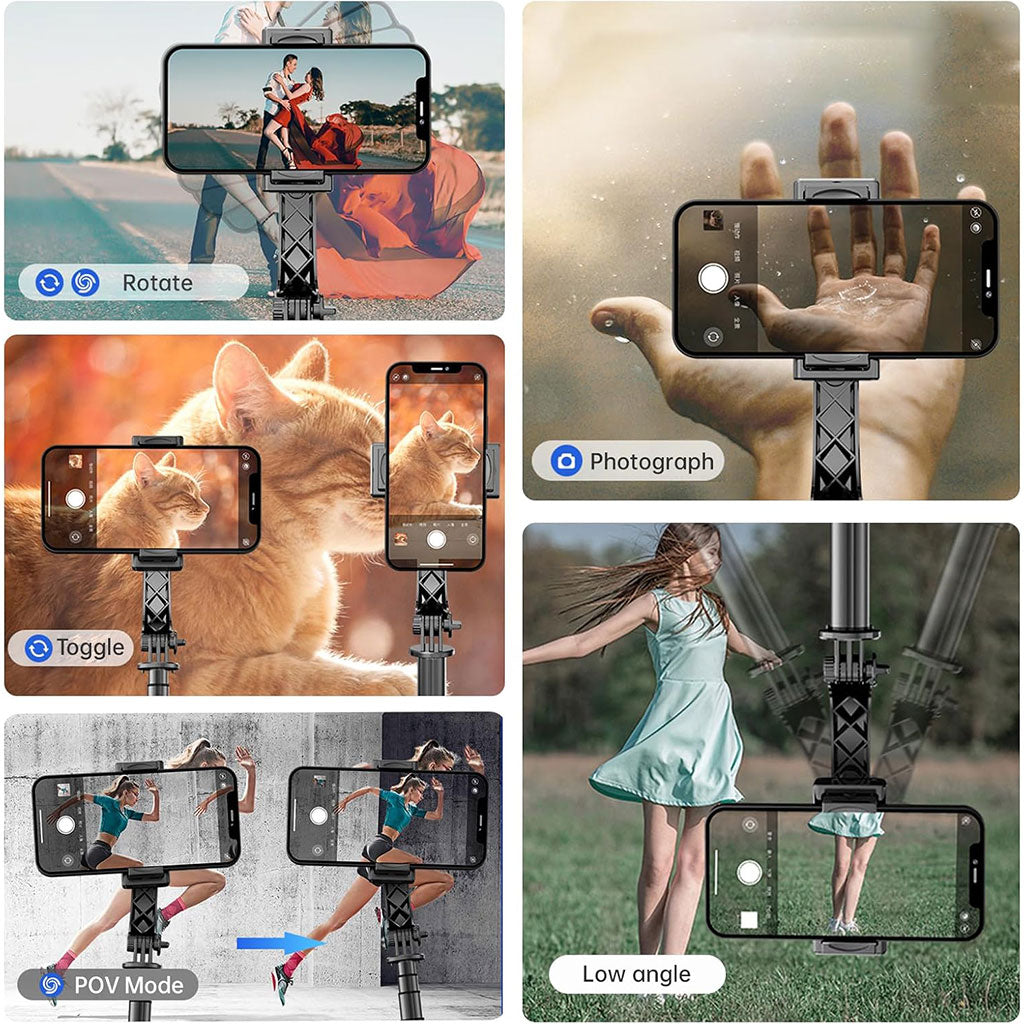 Perche à Selfie et Trépied avec Bras Télescopique L19 – حامل هواتف وعصا سيلفي 3في1 تنزوت