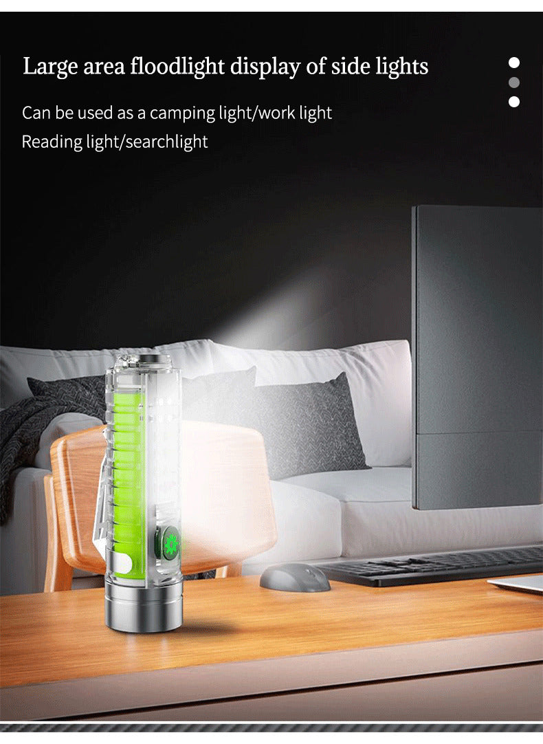 Mini lampe de poche LED multifonction super lumineuse avec aimant تنزوت