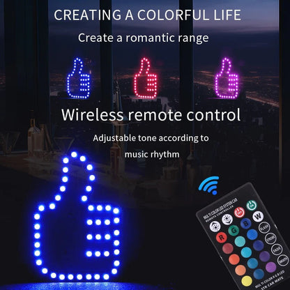 Lumière LED Doigts de Signalisation pour Voitures 1PCS تنزوت